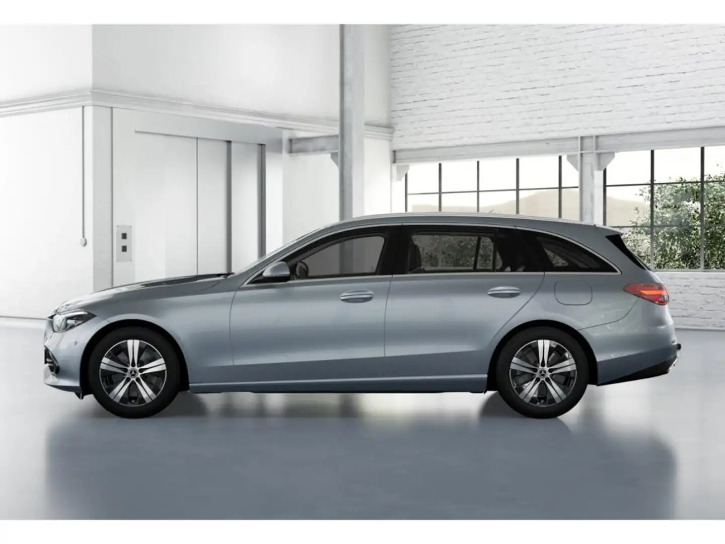 Mercedes-Benz C 300 de 4M T AHK+PANO+KAMERA+TOTWINKEL+MEMORY Silber - 2