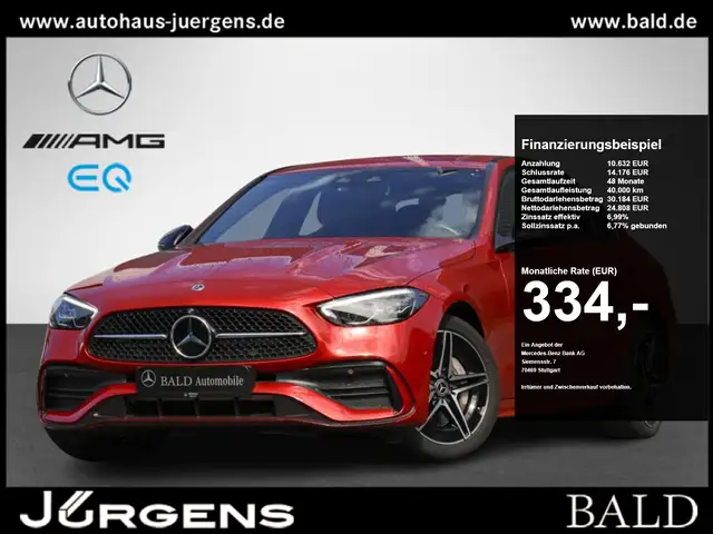 Mercedes-Benz C 300 e AMG Sport/Distr/360/Memo/Night/Ambi/LED
