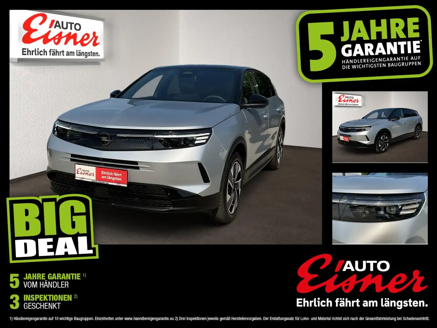 Opel Grandland 1.2 48V W GS 2xKlima ACC AUT DynLicht Grau - 1