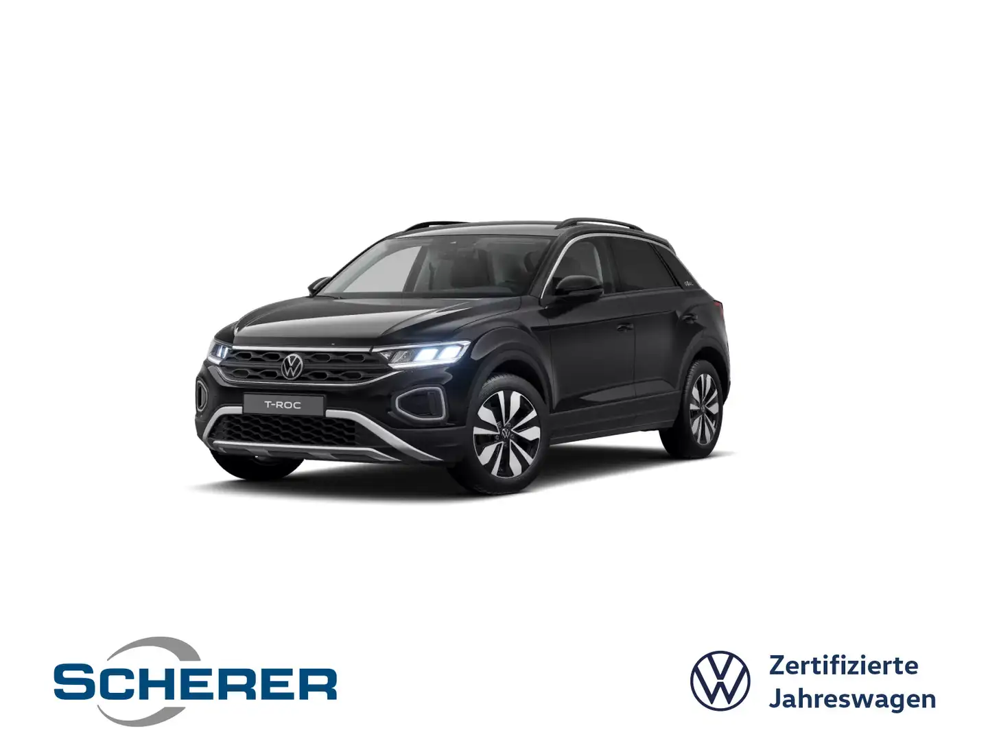 Volkswagen T-Roc GOAL 1.0 l TSI NAVI ACC SHZ Schwarz - 1