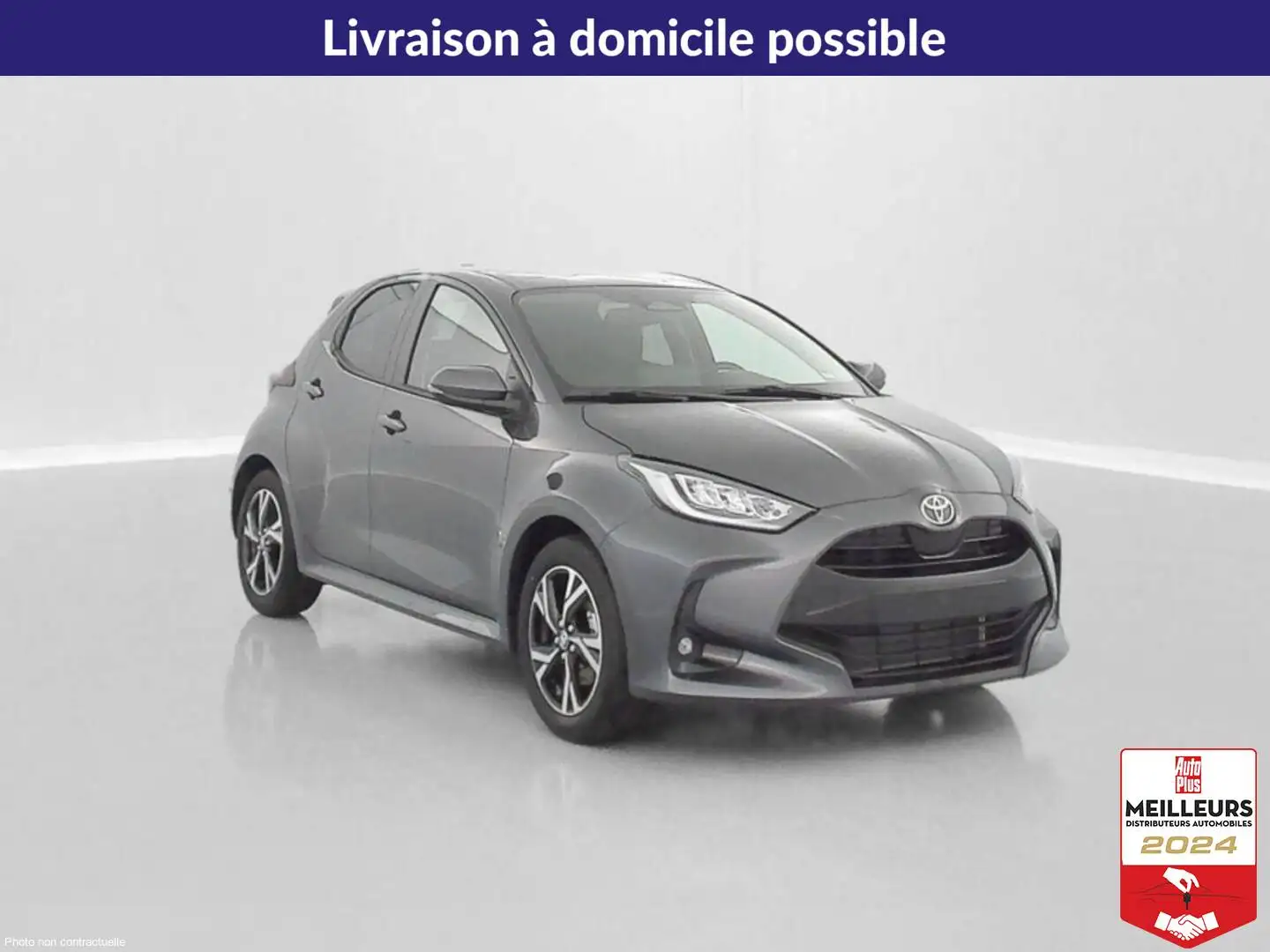 Toyota Yaris Hybride 116h Design e-CVT Gris - 2
