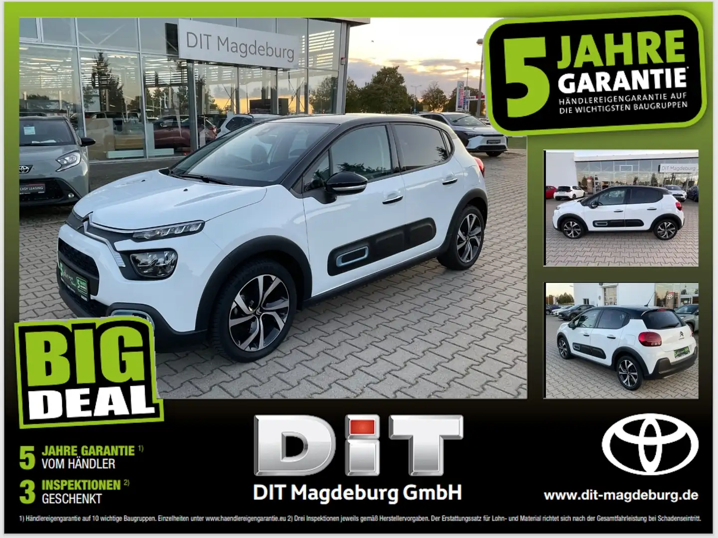 Citroen C3 1.2 Elle Alcantara+LED+Navi+SHZ+Carplay Blanc - 1