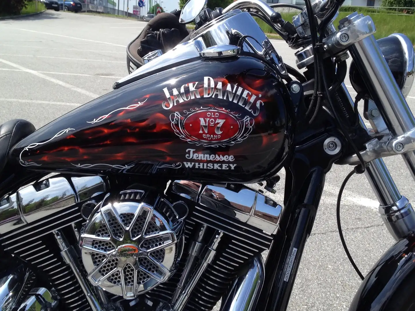 Harley-Davidson Dyna Super Glide Custom „Jack Daniels“ Negru - 2