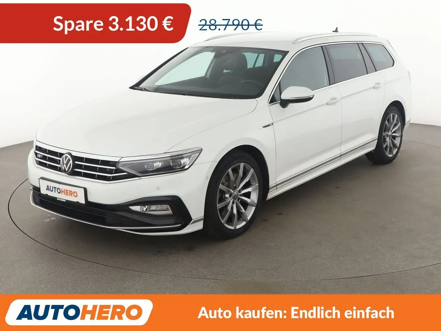 Volkswagen Passat 2.0 TDI Elegance 4Motion Aut.*MATRIX*NAVI*ACC*LED* Weiß - 1