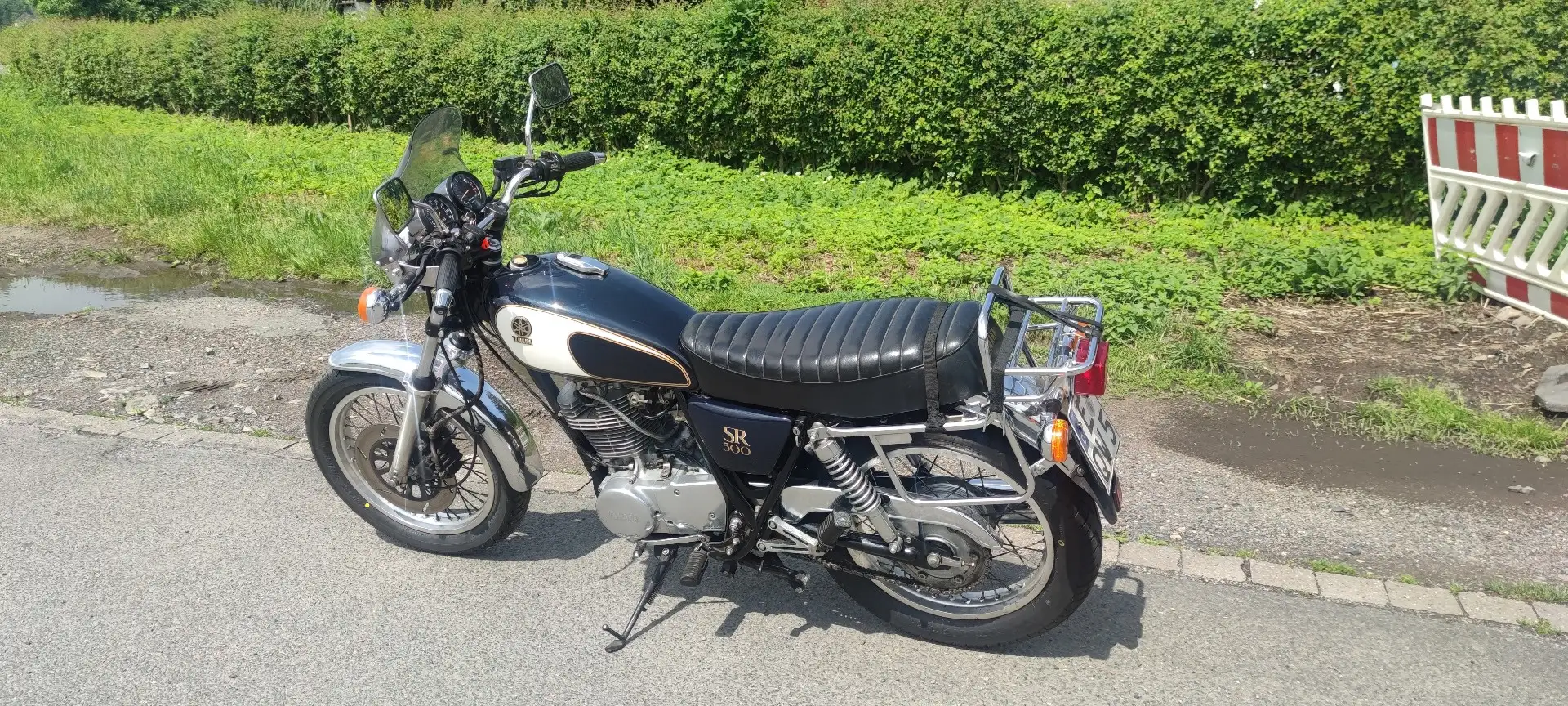 Yamaha SR 500 Azul - 1