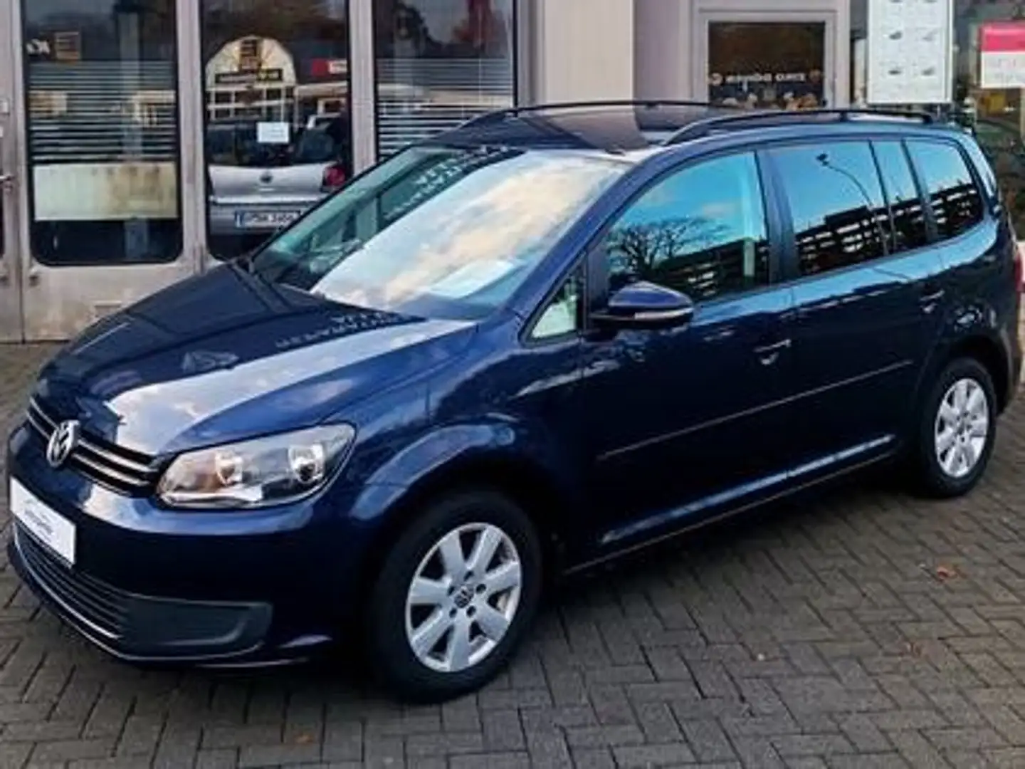Volkswagen Touran Comfortline BMT Standheizung 1HAND AHK PDC Blau - 1