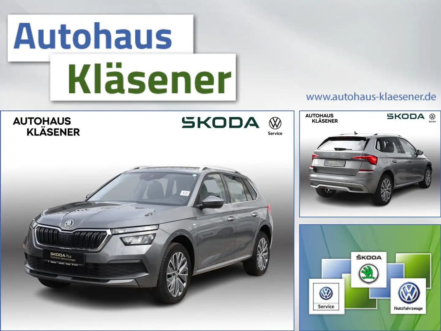 Skoda Kamiq 1.0 TSI 70KW LED PDC GRA CLIMAT S-LINK LM17 Grigio - 1