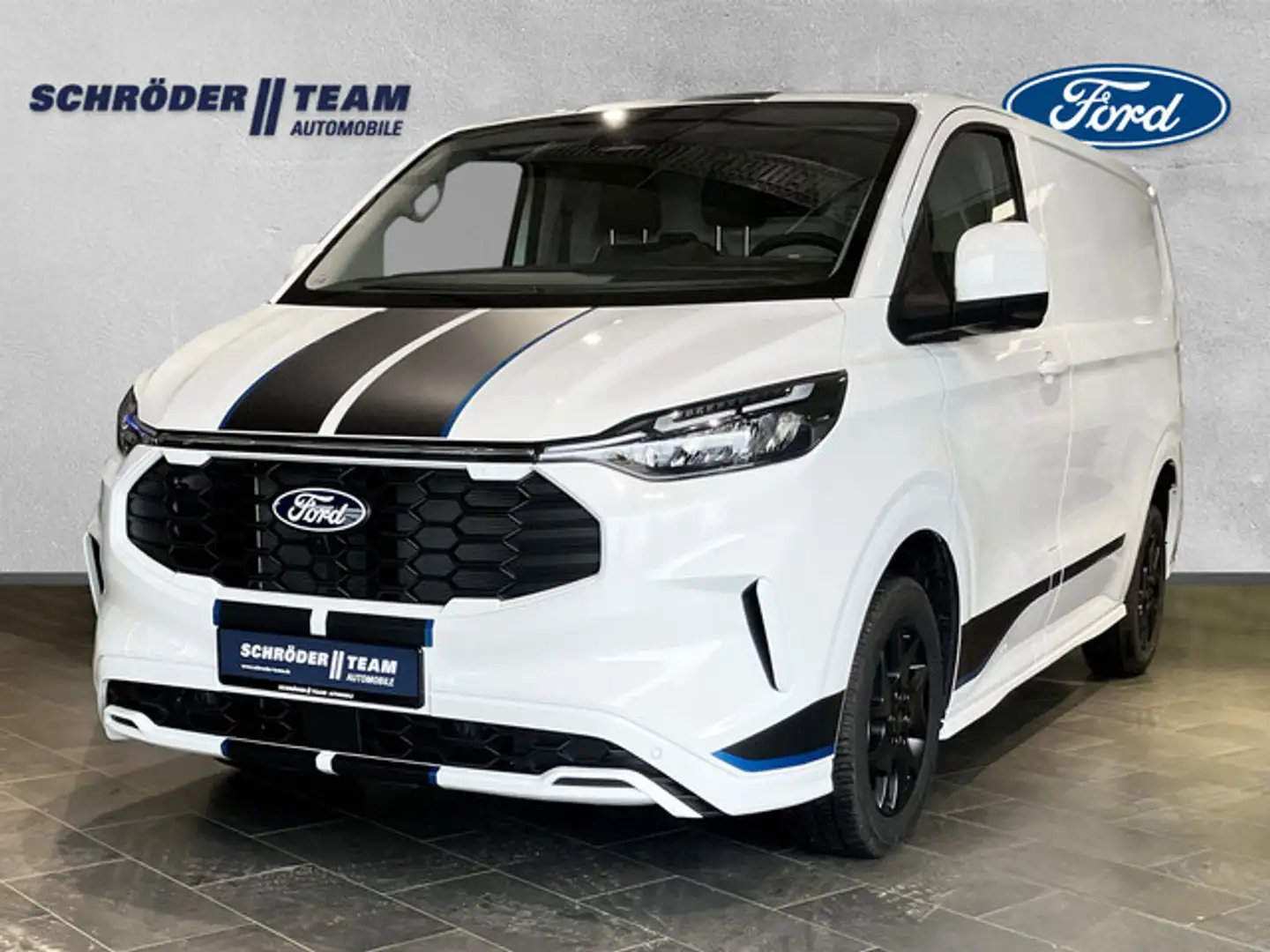 Ford Transit Custom 320 L1 Sport AWD Blanc - 1