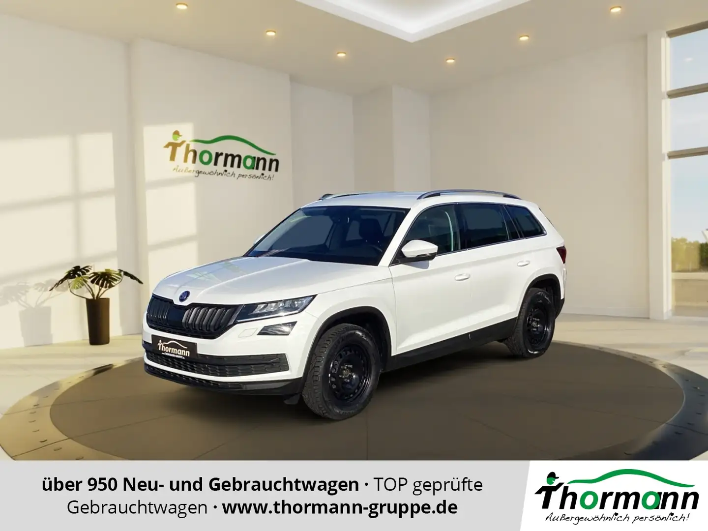 Skoda Kodiaq 2.0 TDI Style 4x4 4xSitzheizung, Navi Weiß - 1