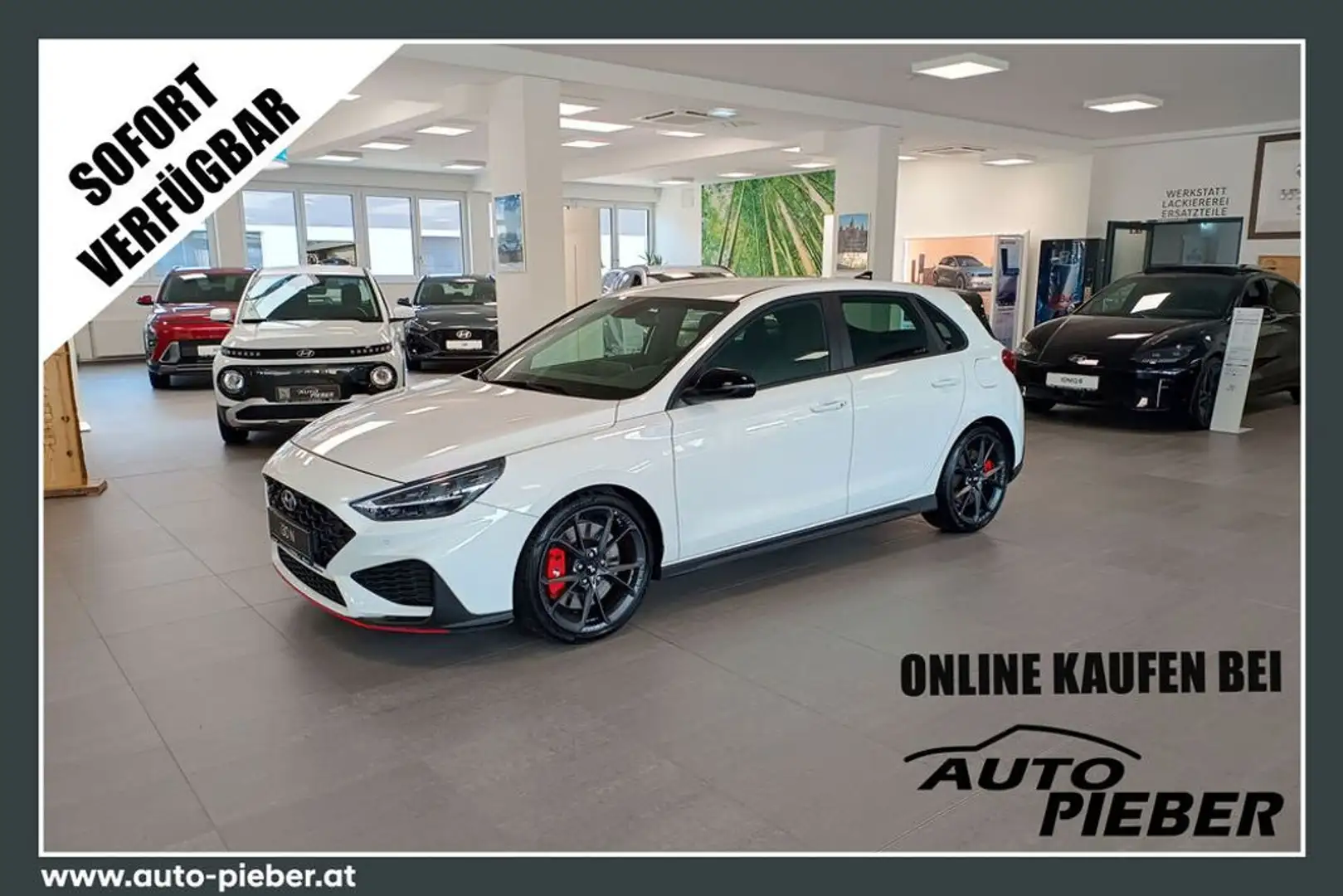 Hyundai i30 N 2,0 T-GDI DCT *Klappenauspuff*LED*Navi* Weiß - 1