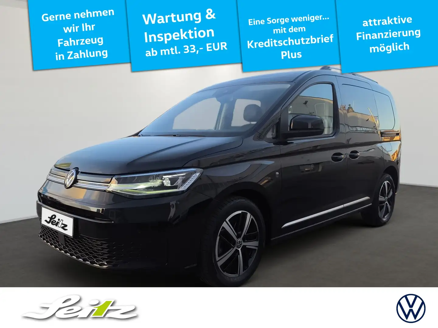 Volkswagen Caddy 2.0 TDI KR Style *PANO*LED*KAMERA*NAVI* Noir - 1