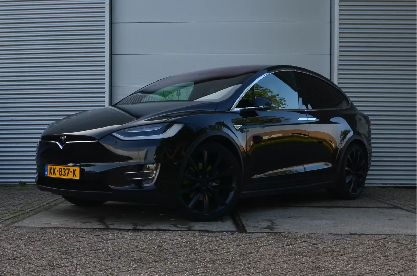 Tesla Model X 90D (4x4) 6p. Free SuperCharge, AutoPilot, Rijklaa Zwart - 1