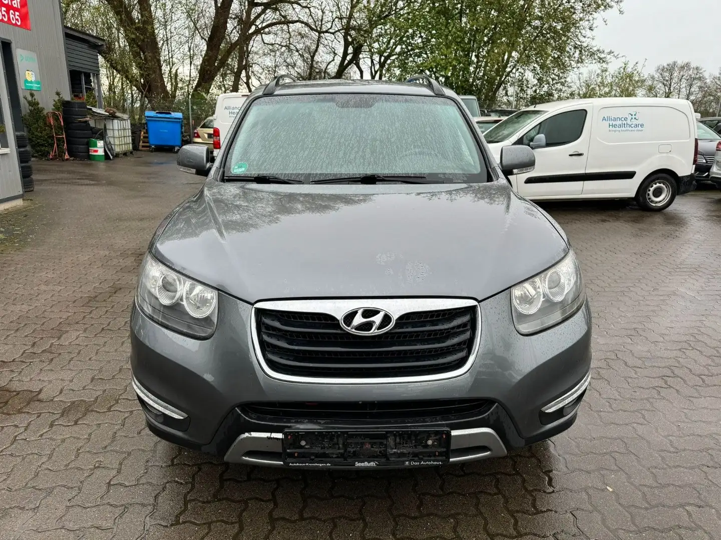Hyundai SANTA FE 2.2 CRDi Premium AUTOM°AHK°SITZH°TEMPOM Argintiu - 2