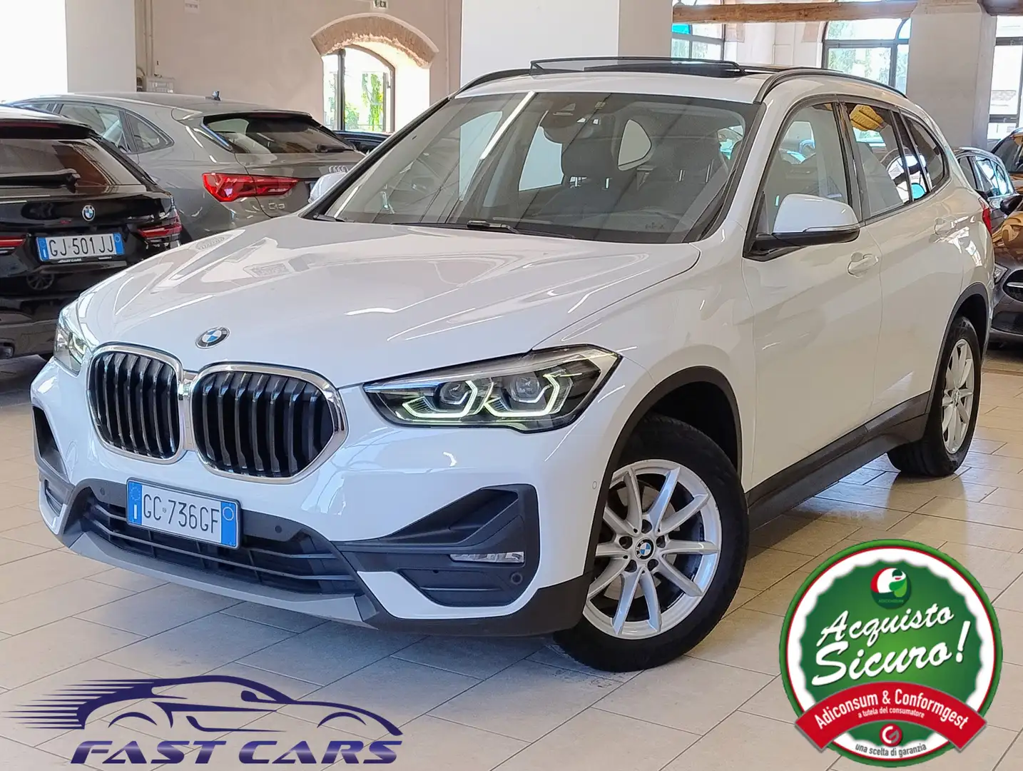 BMW X1 xdrive18d Advantage PANO H&K LED MEMORY KEYLESS Bianco - 1