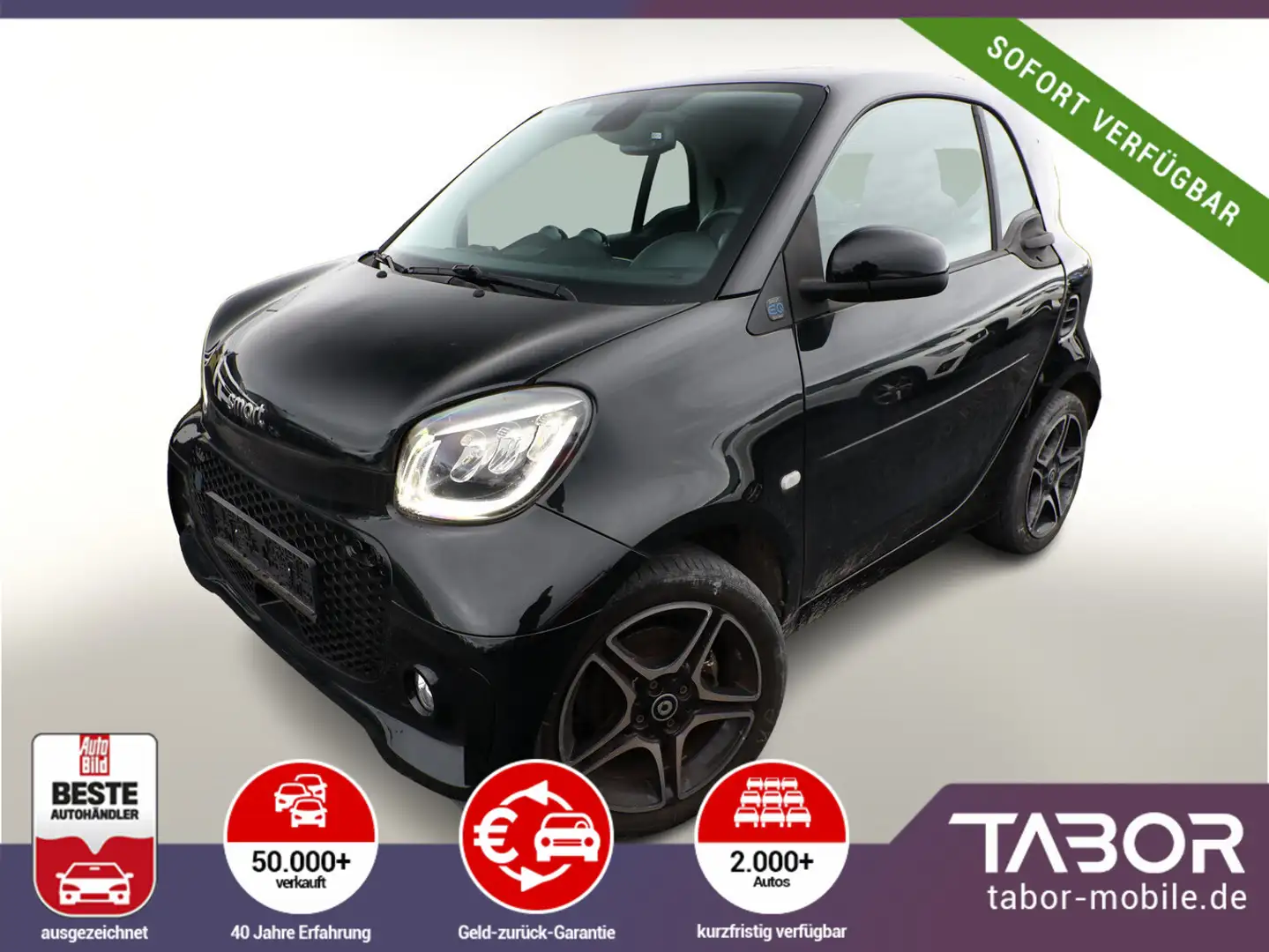 smart forTwo fortwo coupe  prime LED Nav Pano Kam PDC SHZ Noir - 1