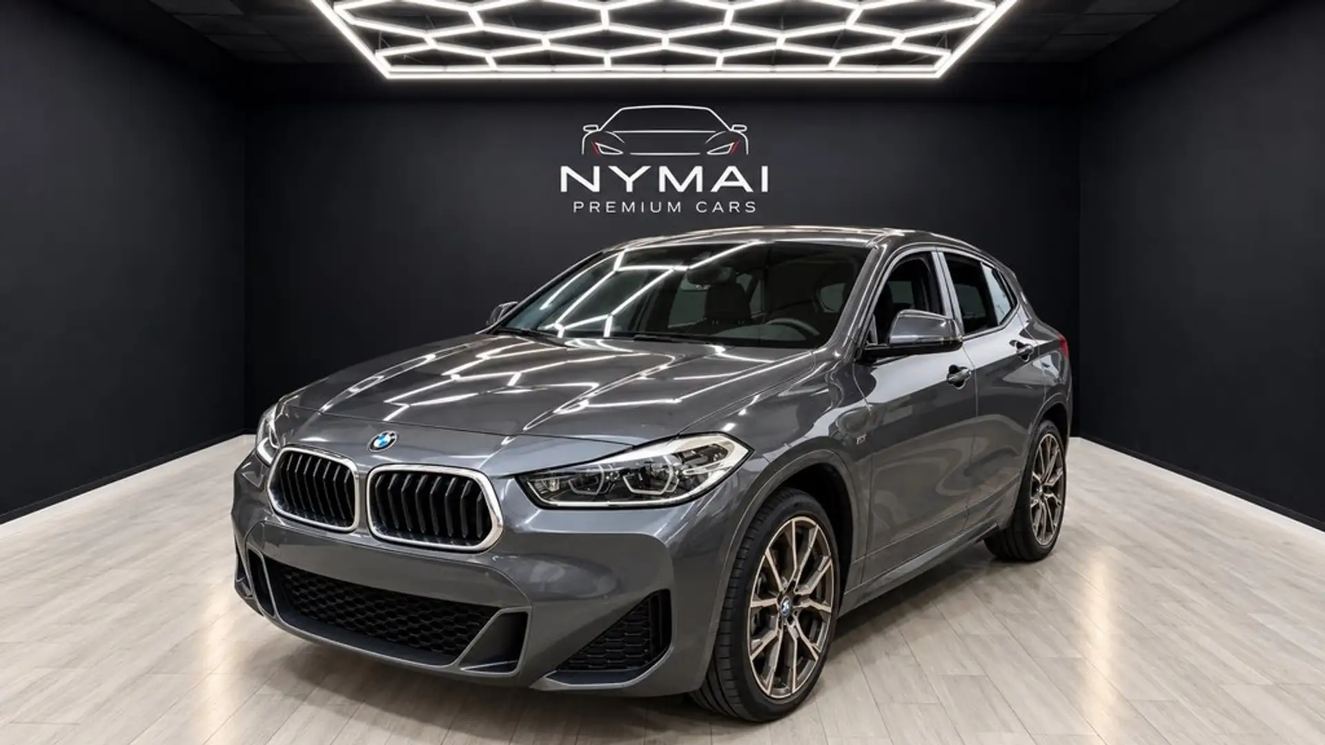 BMW X2 sDrive 18dA Gris - 1