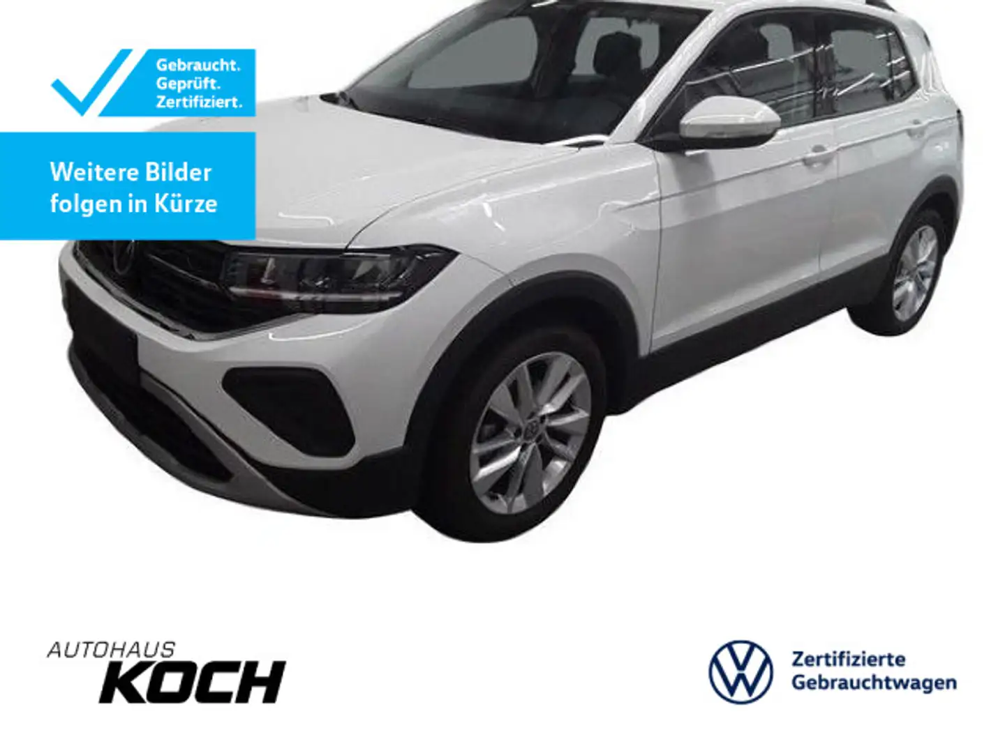 Volkswagen T-Cross 1.0TSI Life DSG LED Alb - 1