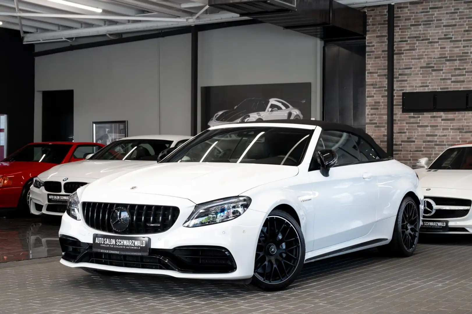 Mercedes-Benz C 63 AMG C63 AMG Cabrio|AMG PERF. AGA|NIGHT-PAKET|KAMERA Weiß - 1