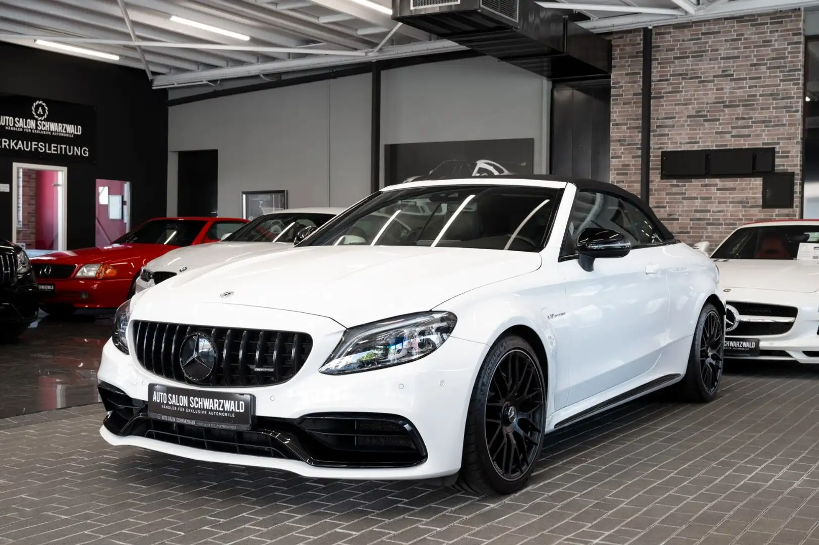 Mercedes-Benz C 63 AMG C63 AMG Cabrio|AMG PERF. AGA|NIGHT-PAKET|KAMERA Weiß - 2