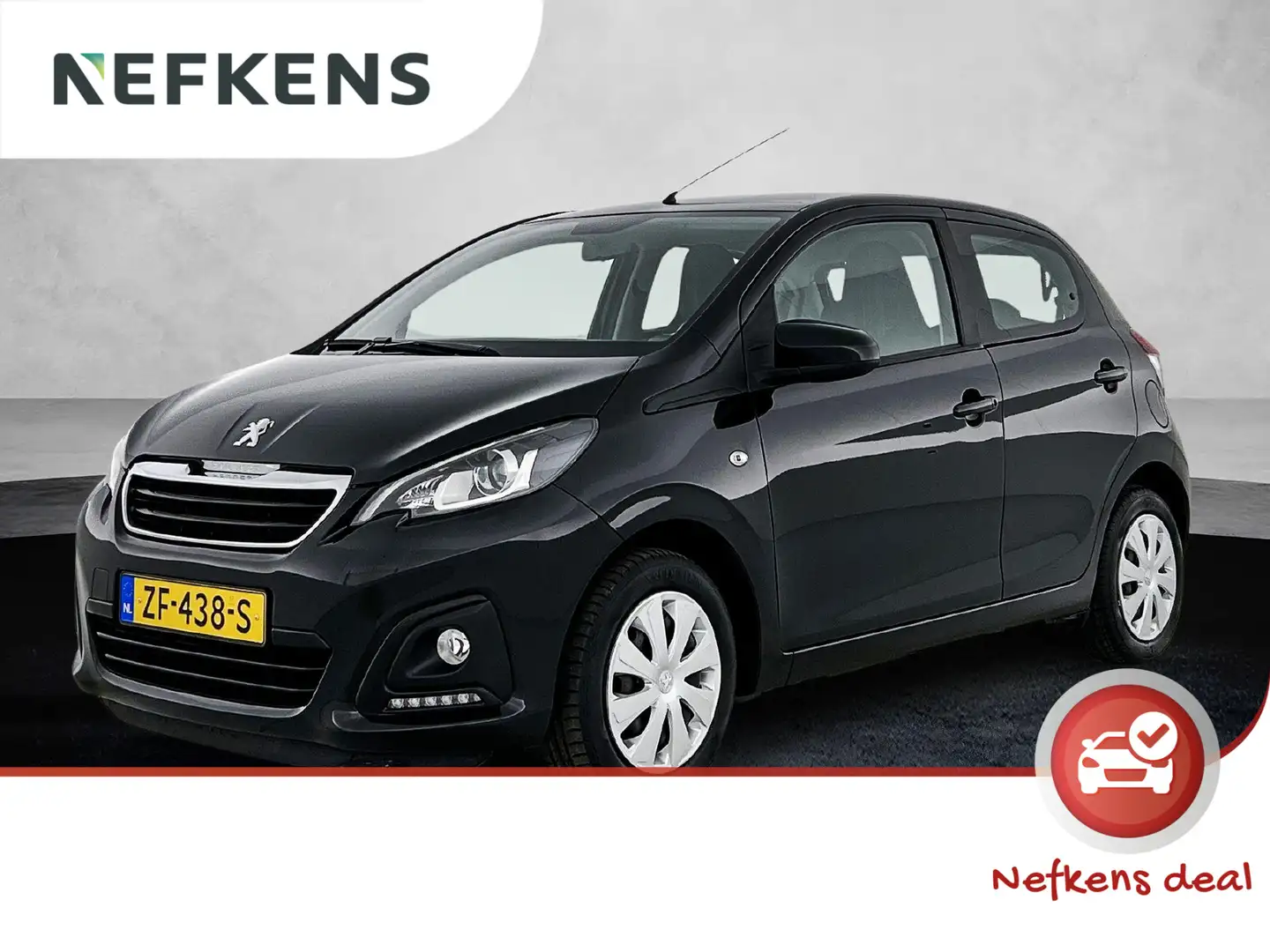 Peugeot 108 Active Pack Premium 72pk | Airco | Elektrische ram Zwart - 1