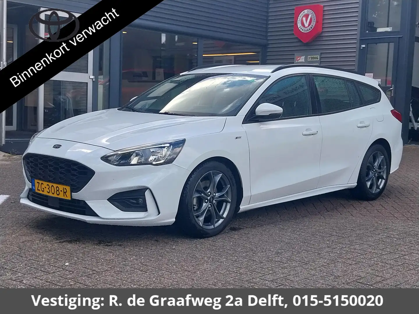 Ford Focus Wagon 1.0 EcoBoost ST Line Business | Navigatie | Blanc - 1