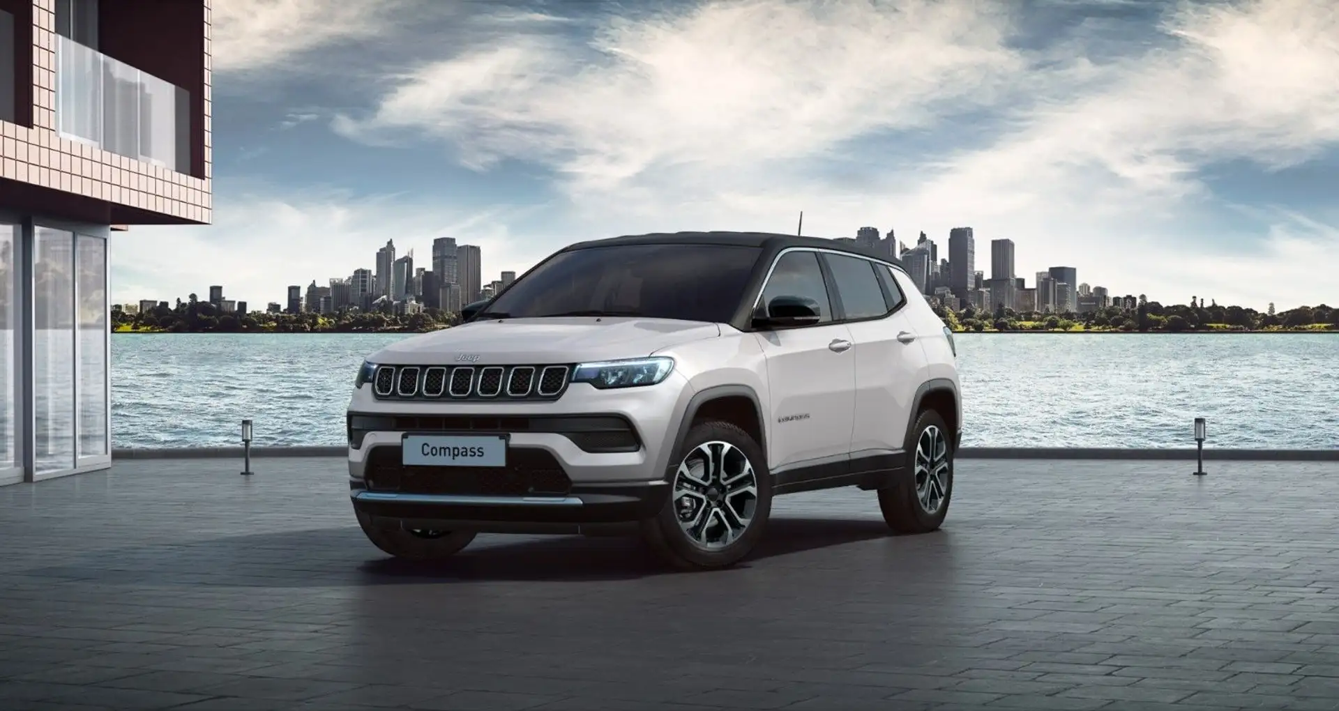 Jeep Compass Altitude MY24 1.5l  e-Hybrid Automatik Weiß - 1