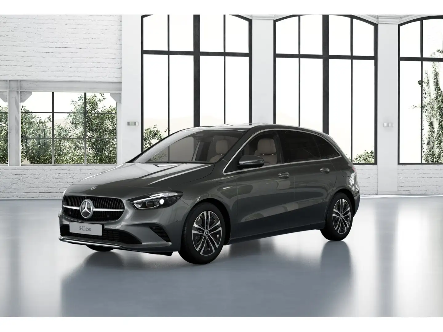 Mercedes-Benz B 200 PROGRESSIVE+MBUX+DISTR+TOTW+MBEAM+StHz+AHK Grau - 1