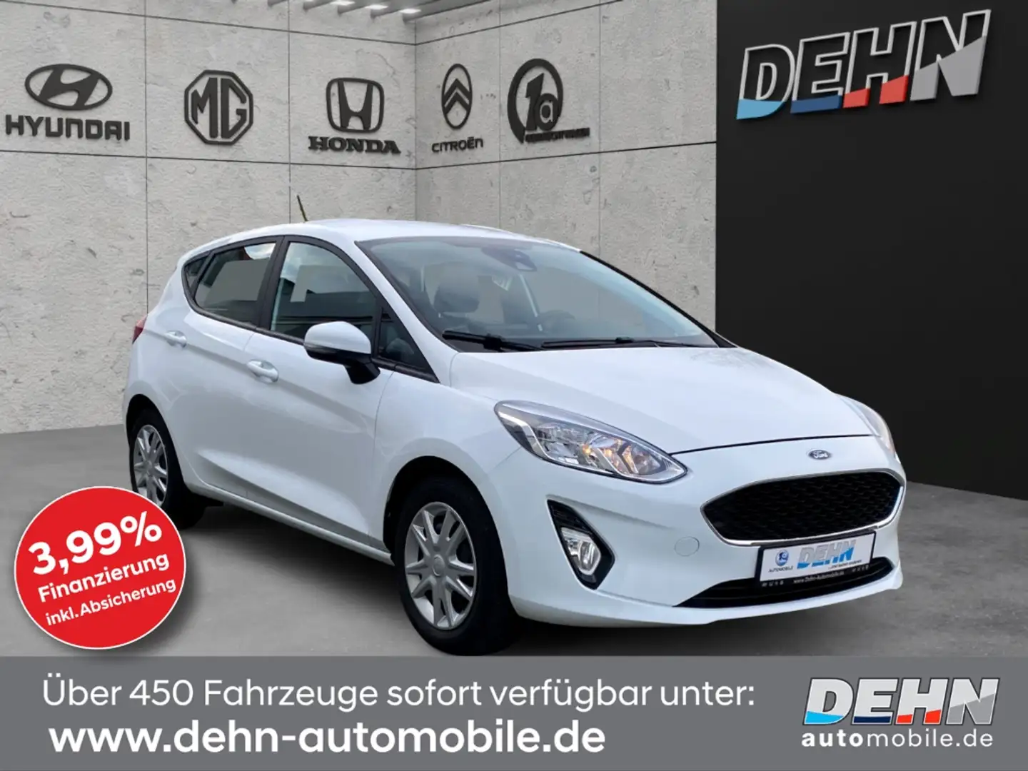 Ford Fiesta 1.5 TDCi Cool & Connect 1.Hand Winterpaket Weiß - 1
