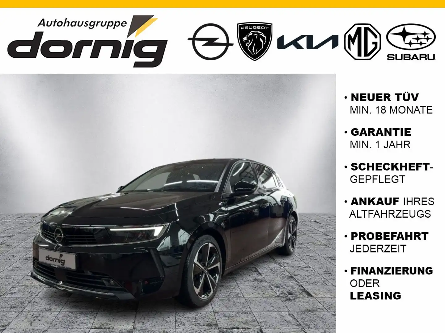 Opel Astra L Elegance, Navi, Kamera Schwarz - 1