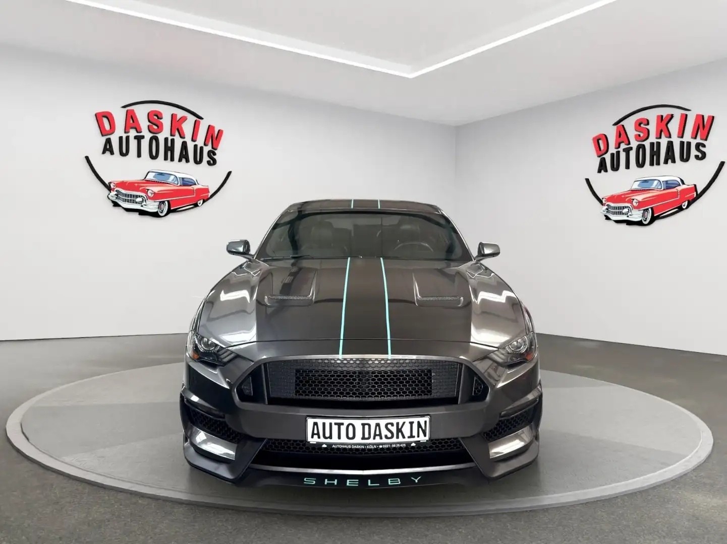 Ford Mustang SHELBY-OPTIK/LEDER/NAVI/KAMERA/TÜV NEU Grau - 2