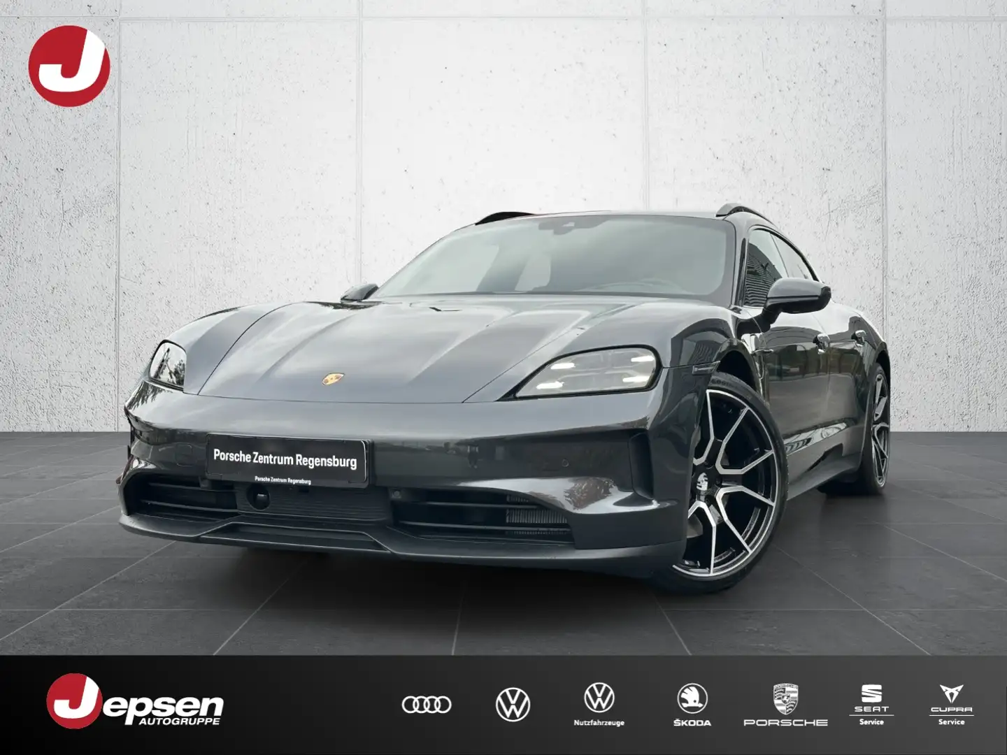 Porsche Taycan Sport Turismo Soft-Close Surround View Grijs - 1