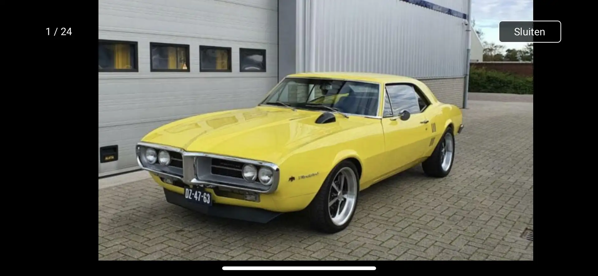 Pontiac Firebird 4,1 liter overhead cam 6 cilinder met 3 handbak - 1