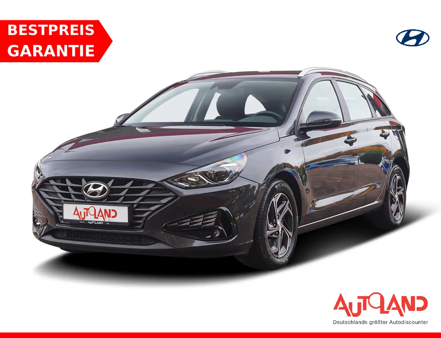 Hyundai i30 cw 1.0 T-GDi Kamera AppleAndroid Tempomat Gris - 1