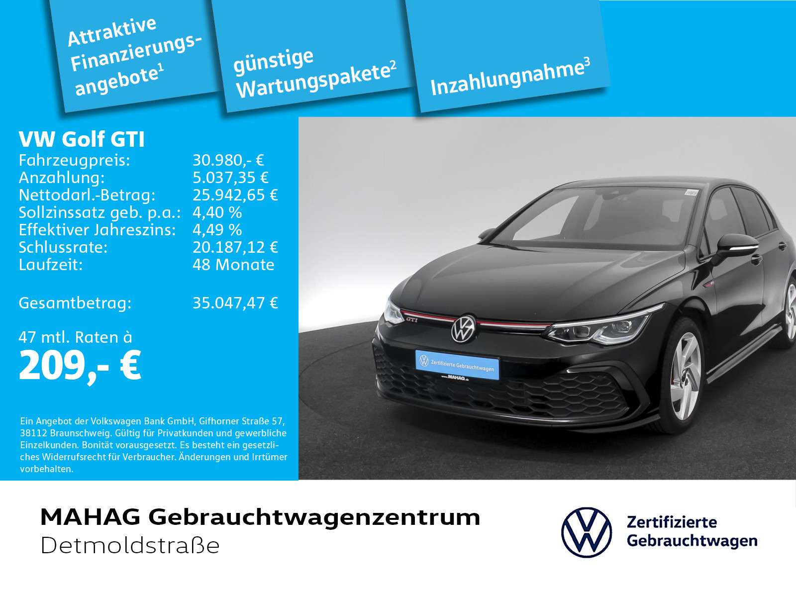 Second hand Volkswagen Golf Gti 