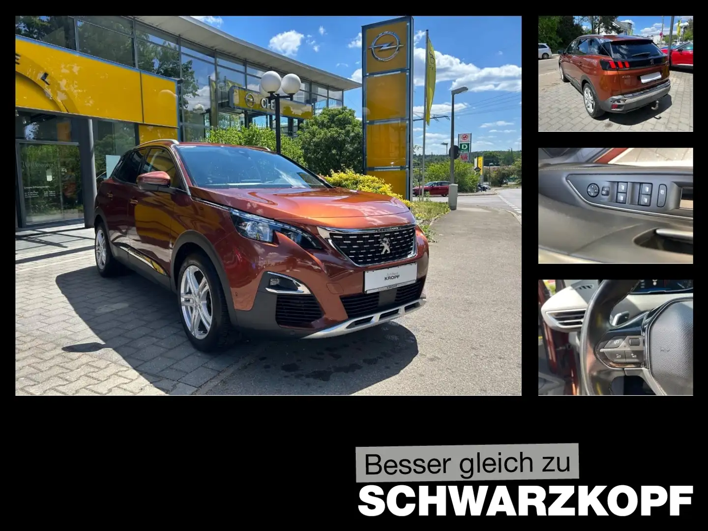 Peugeot 3008 1.5 BlueHDi 130 Allure FLA 360 el.Heck KAM Bruin - 1
