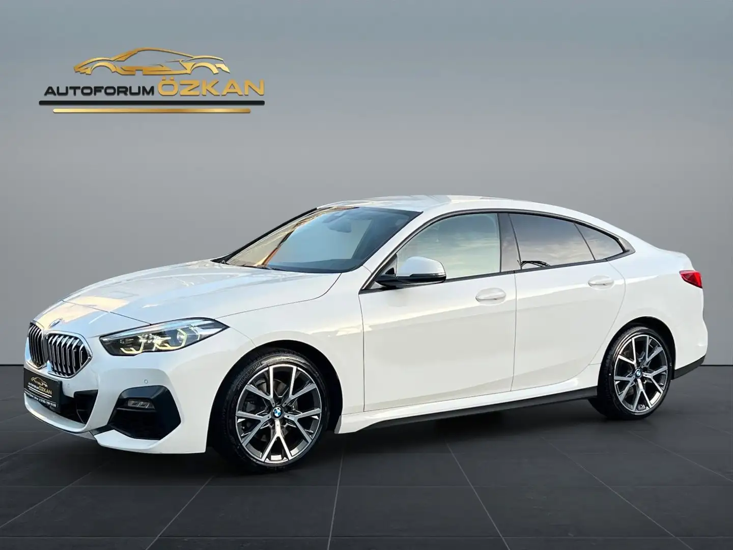 BMW 218 d Gran Coupe M Sport Totwinkel Schaltwippen Weiß - 1