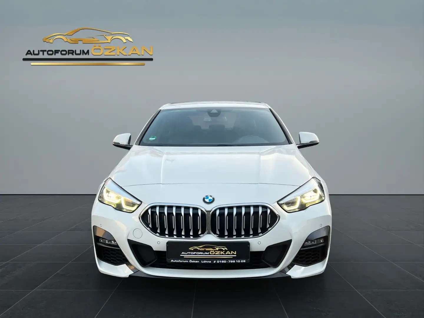 BMW 218 d Gran Coupe M Sport Totwinkel Schaltwippen Weiß - 2