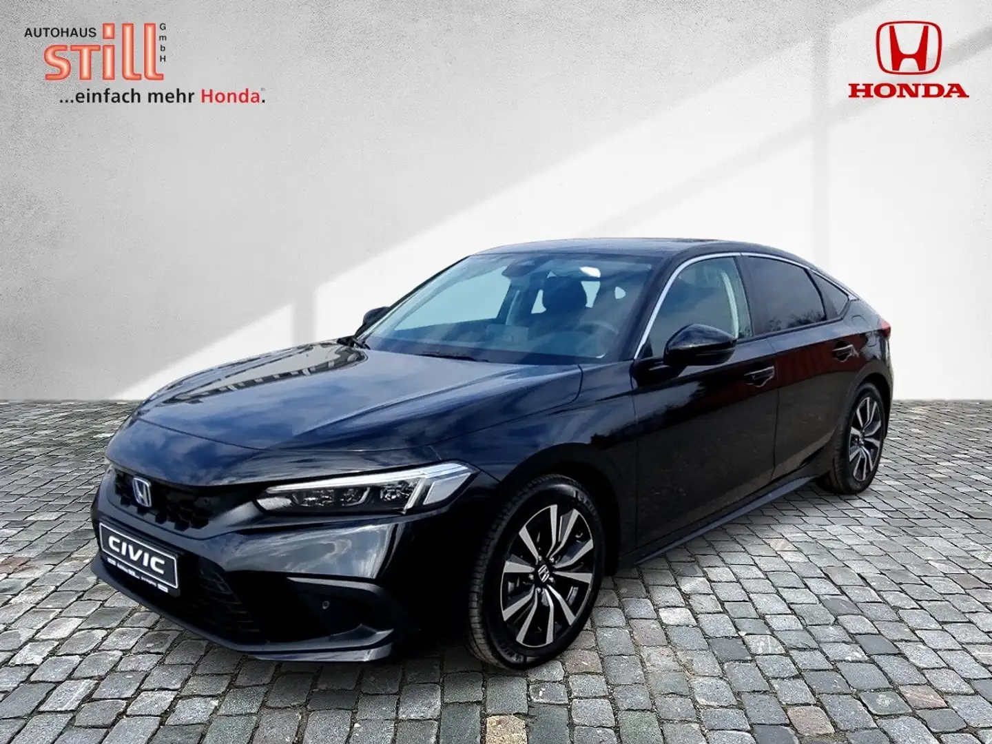 Honda Civic e:HEV 2.0 Elegance Navi*Kamera*Sitzheiz.* Schwarz - 2