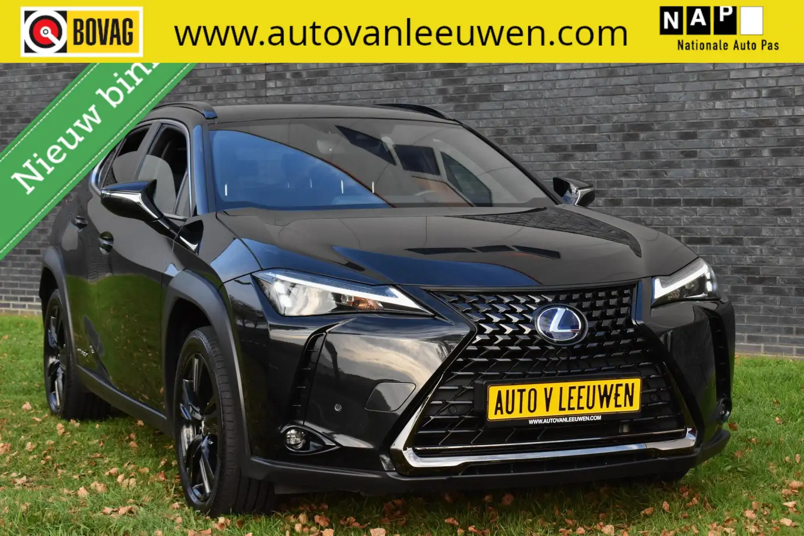 Lexus UX 250h Midnight Edition ACC/BLIND SPOT/ELEK. A KLEP/ETC.! Zwart - 1