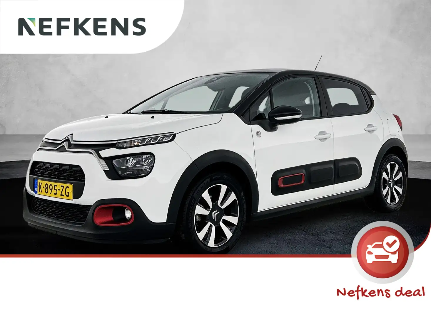 Citroen C3 C-Series 83pk | Navigatie | Climate Control | Crui Wit - 1