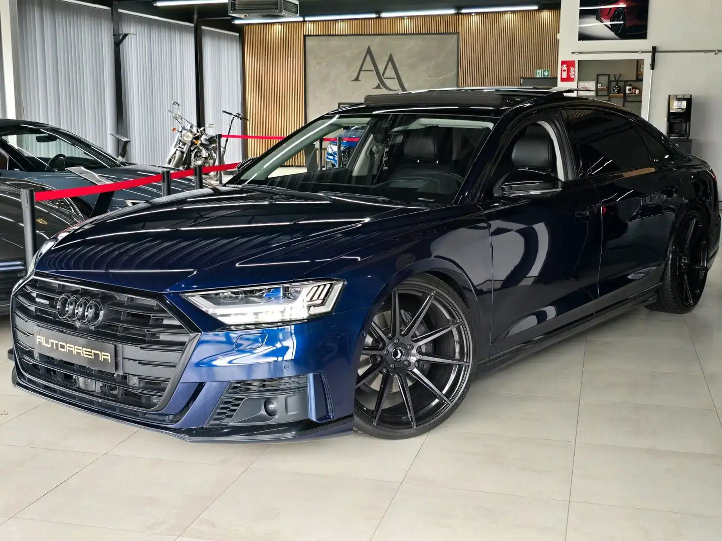 Audi A8 L 3.0 TDI Quattro*HD-MATRIX LED*OLED*PANO*B&O Blau - 2