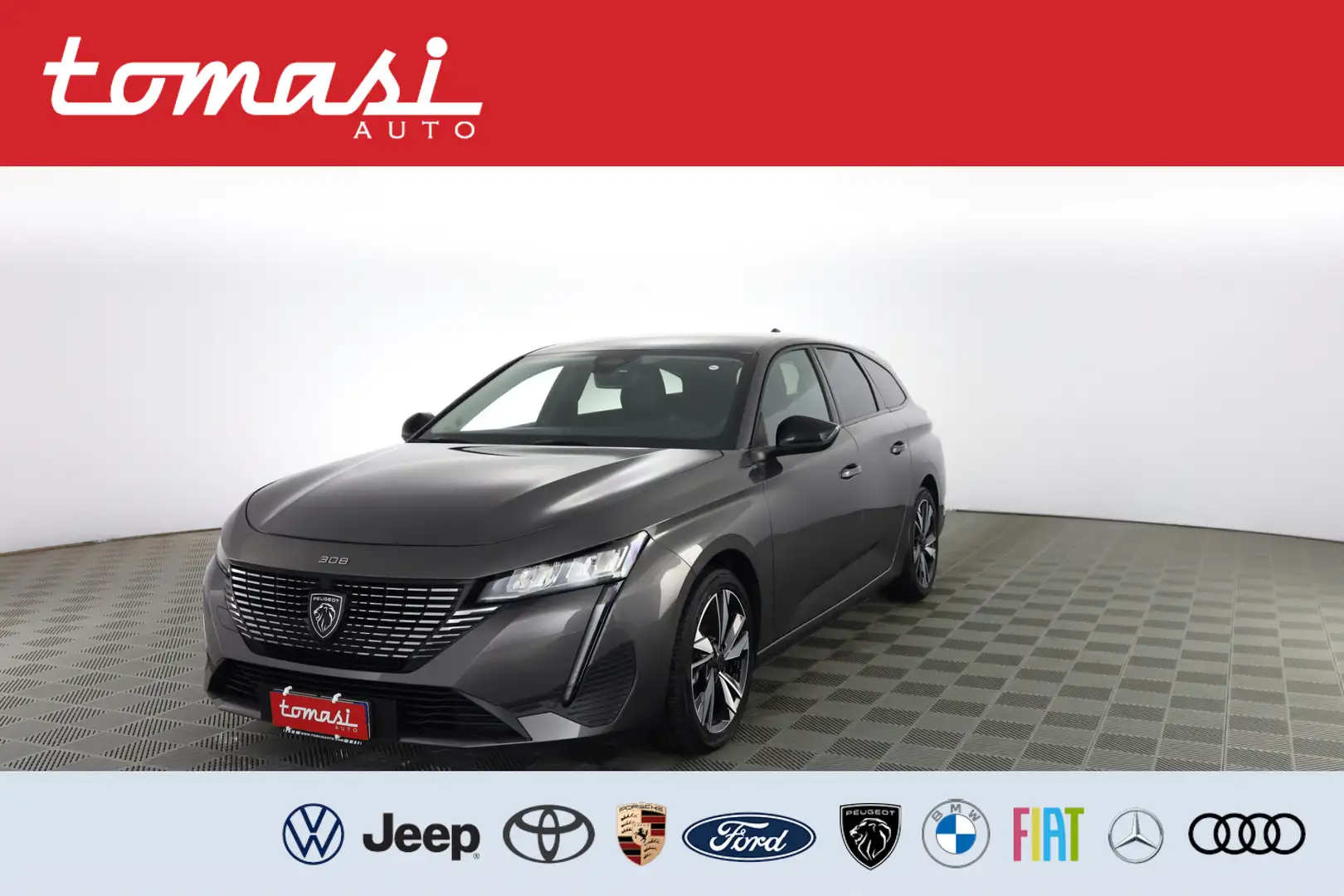 Peugeot 308 BlueHDi 130 S&S EAT8 SW Allure Grijs - 1