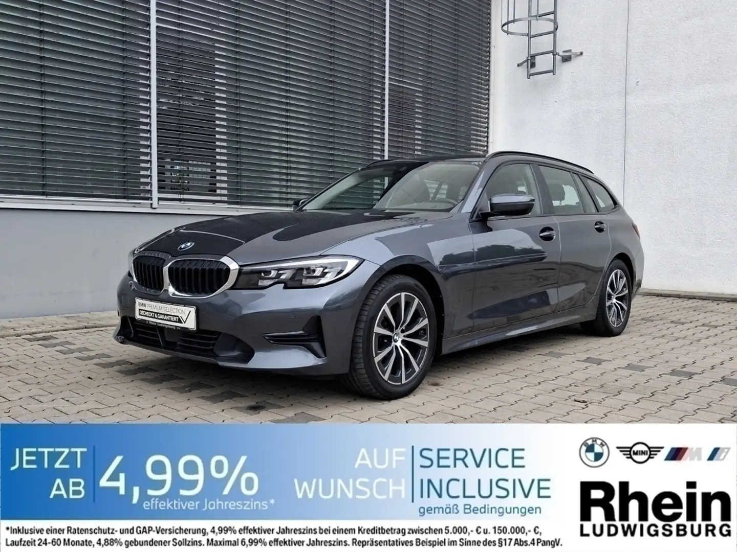BMW 320 d Tour. LED Navi DrivAss SHZ PDC Grau - 1