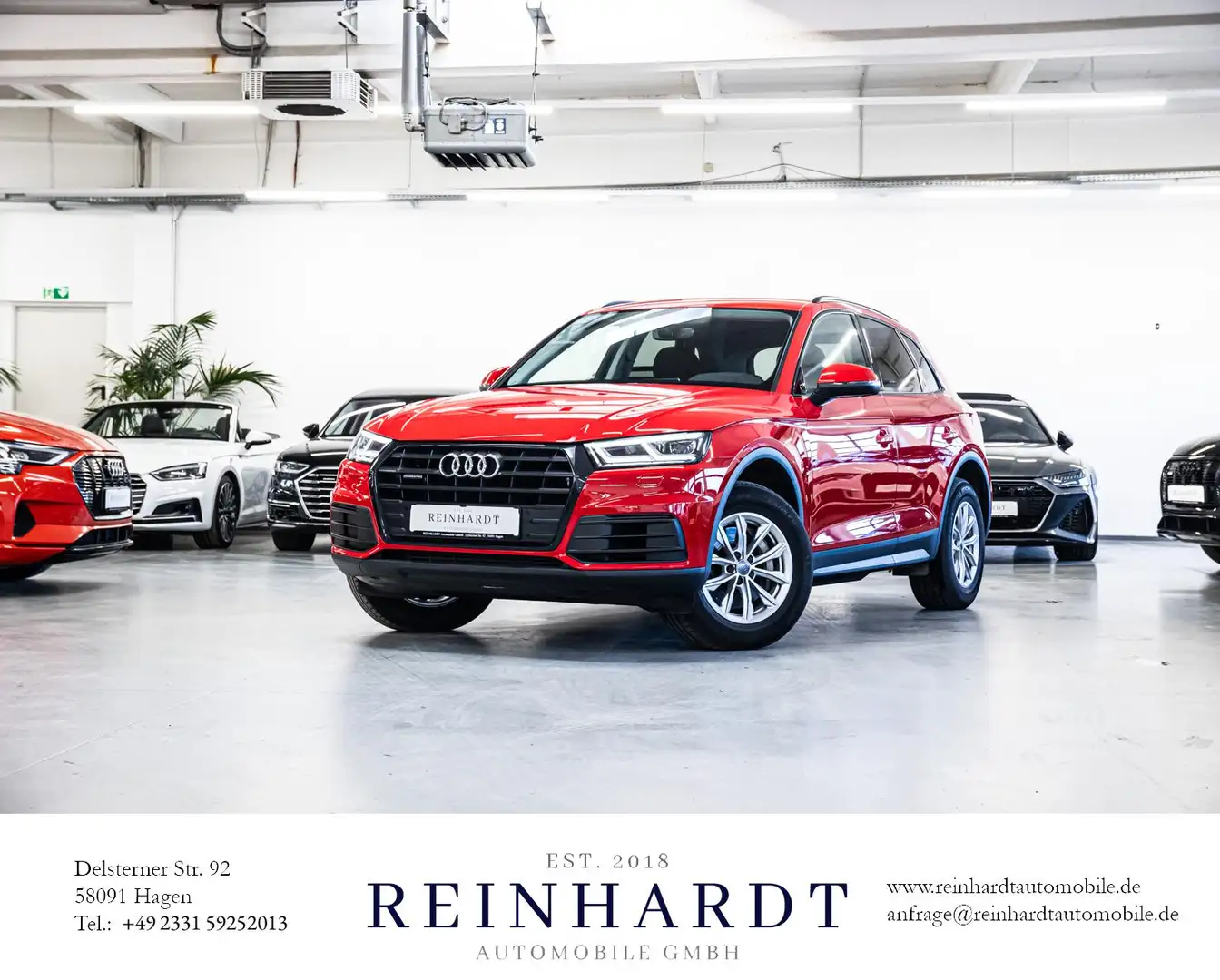 Audi Q5 50TDi Q BLACK/MATRIX/KEYLESS/APS+/SHZ/VIRTUAL Rot - 1