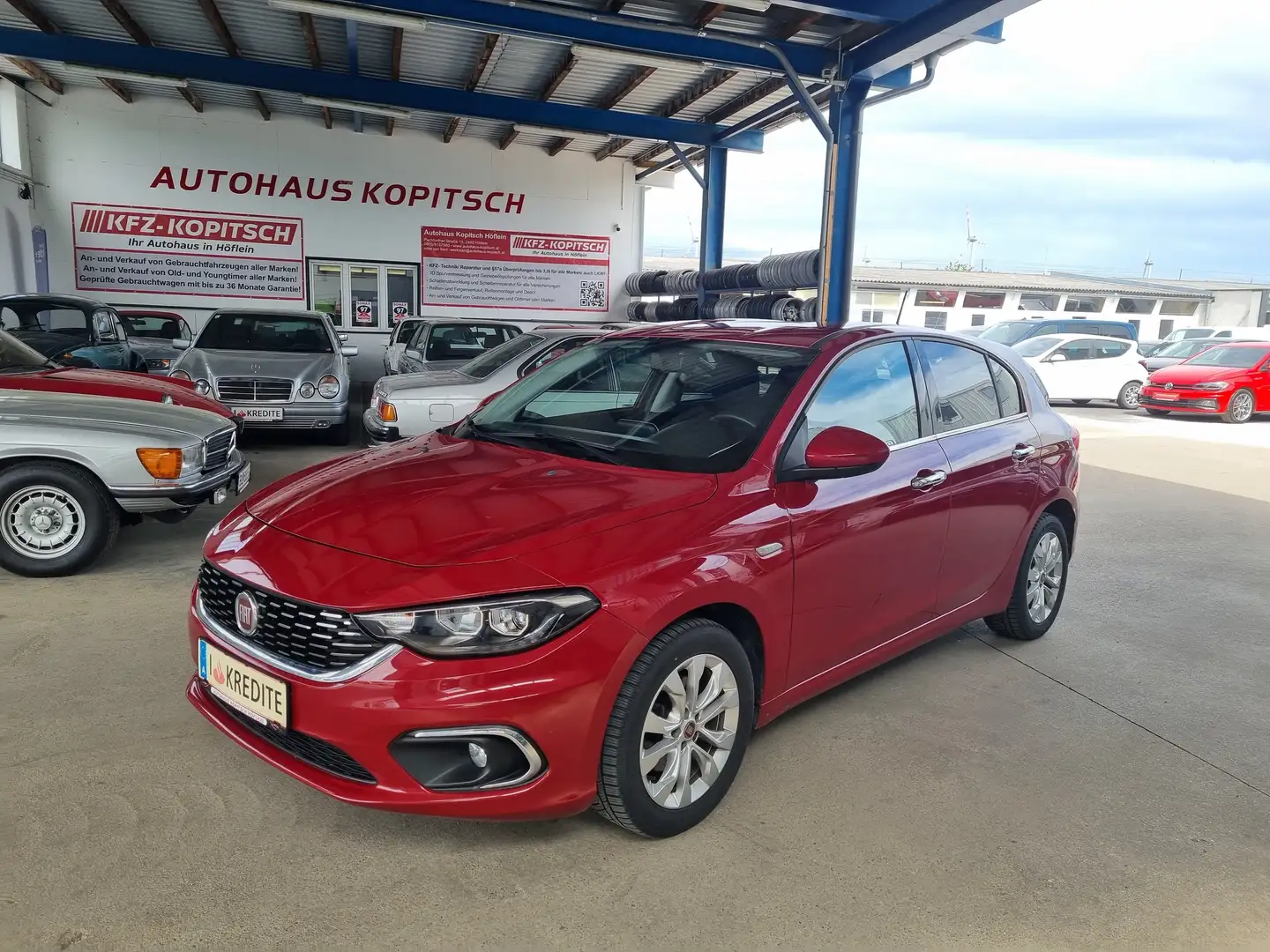 Fiat Tipo 1,4 Lounge - Topzustand! Rot - 1