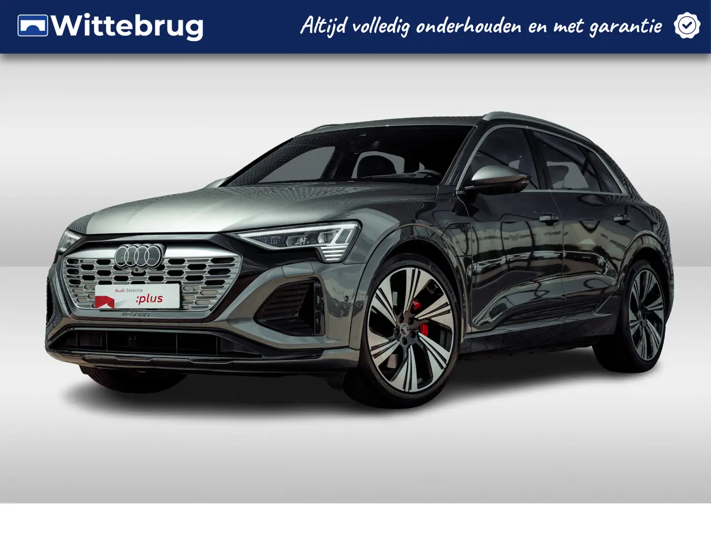 Audi Q8 e-tron 55 quattro S Edition 115 kWh | Assistentiepakket p Grijs - 1