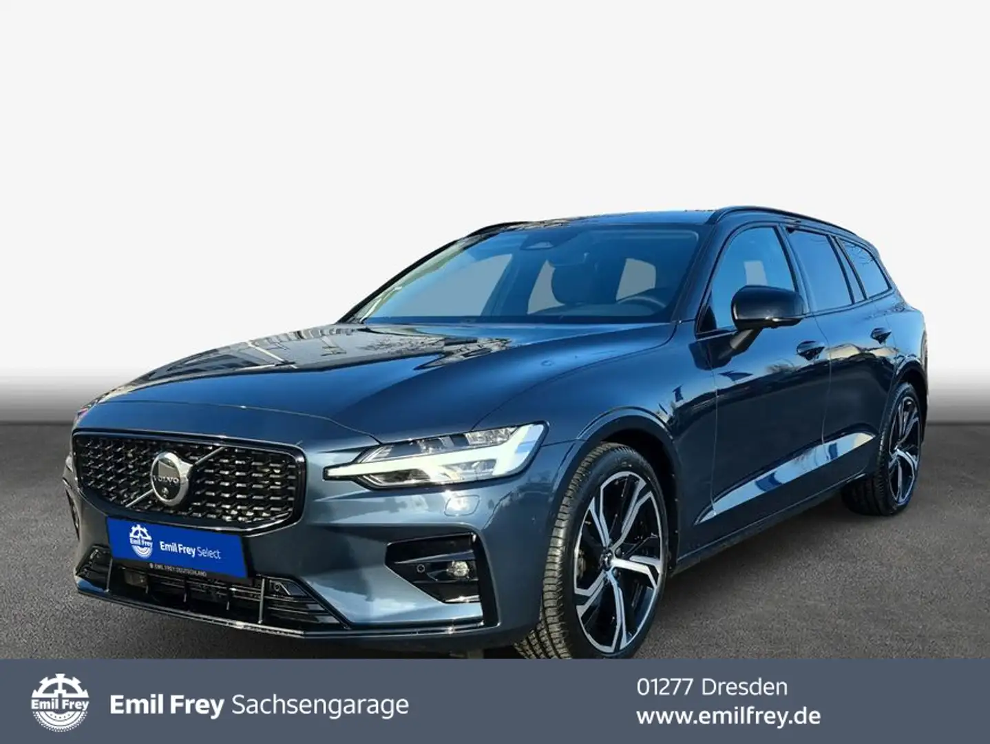 Volvo V60 B4 B DKG Plus Dark Pano*360°View Blau - 1
