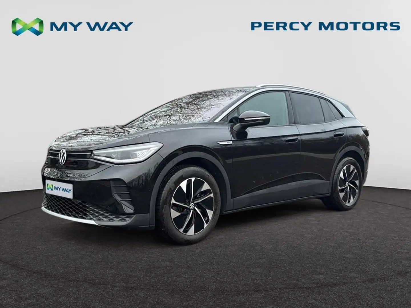 Volkswagen ID.4 Pro 77 kWh 128 kW (174 ch) 1 vitesses Zwart - 1