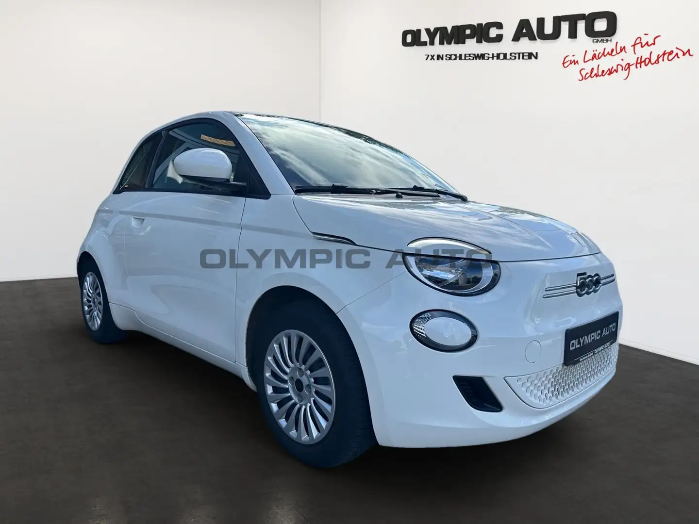 Fiat 500e 42 kWh GANZJAHRESREIFEN KLIMA-AT CARPLAY Weiß - 2
