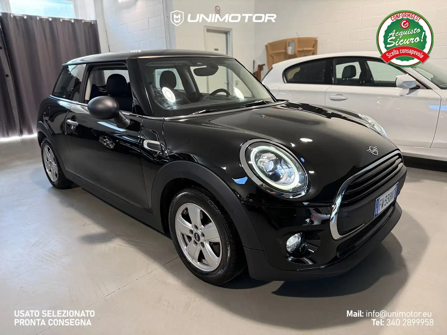 MINI One D F56 1.5 Boost 95cv Manuale 3porte - IVA esposta Noir - 1
